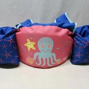 SPEEDO Splash Jammer Kids' Octopus Swim Life Jacket Vest Arm Floats